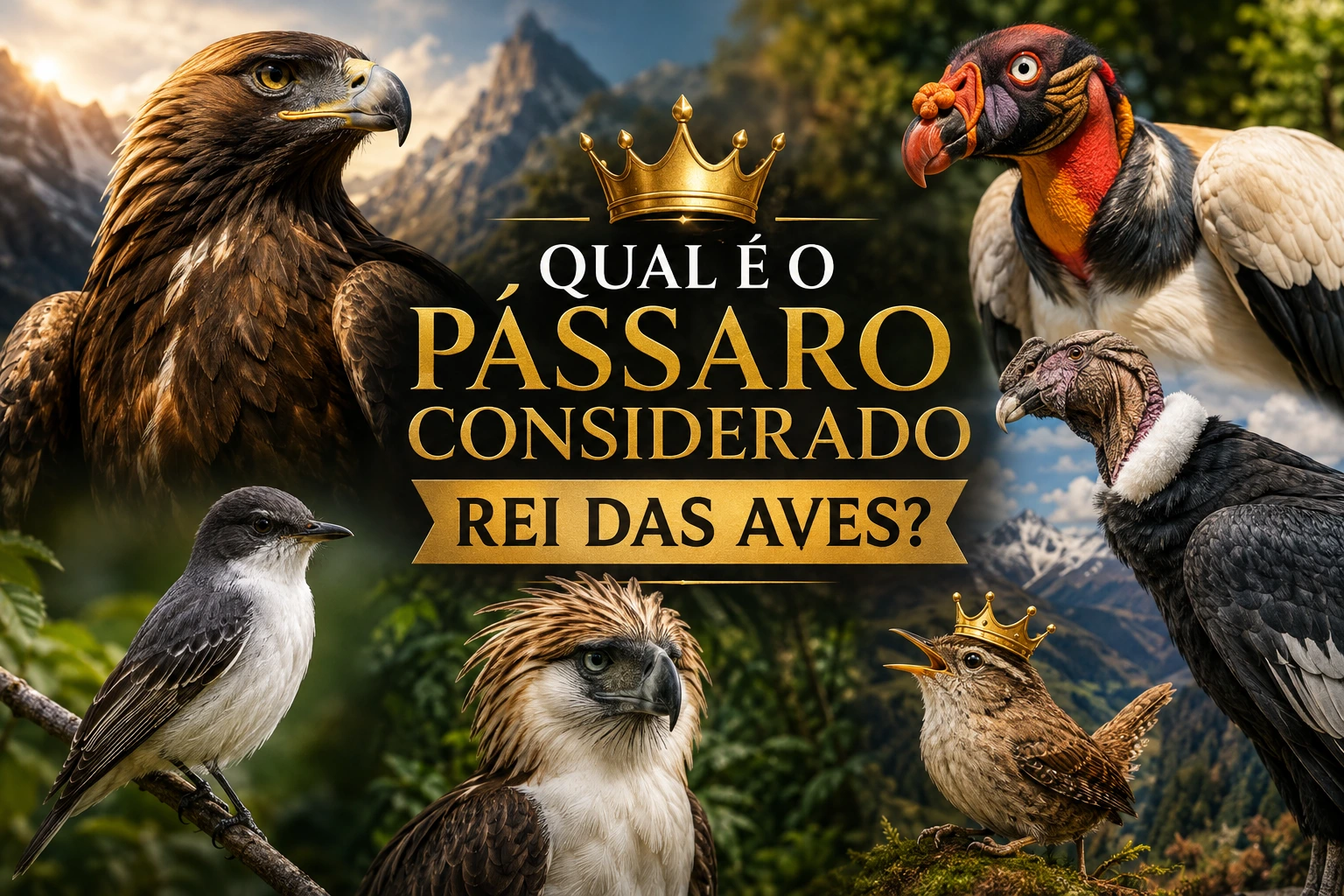 Qual é o pássaro considerado rei das aves?
